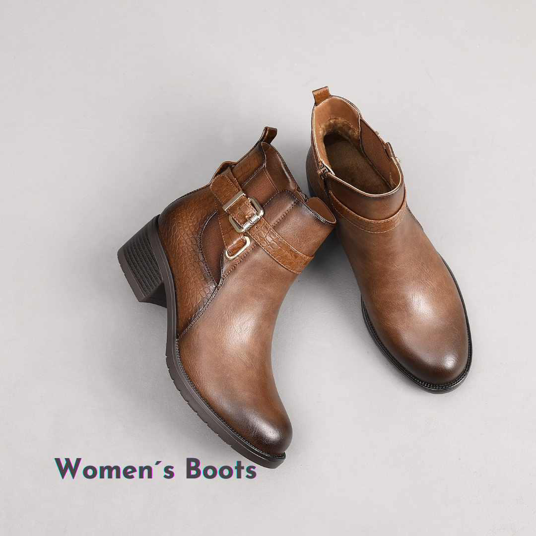 Ladies brown 2025 ankle boots uk