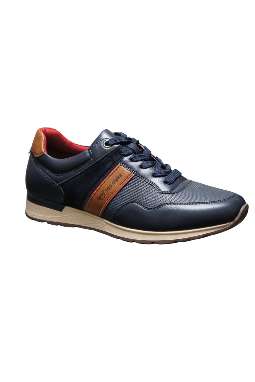 Mens navy smart best sale trainers