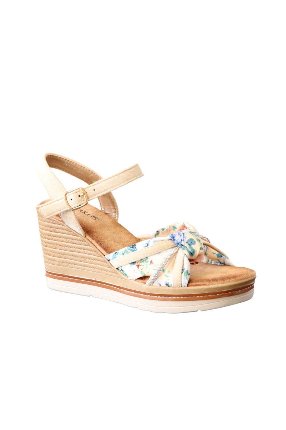 Cushion wedge sandals sales