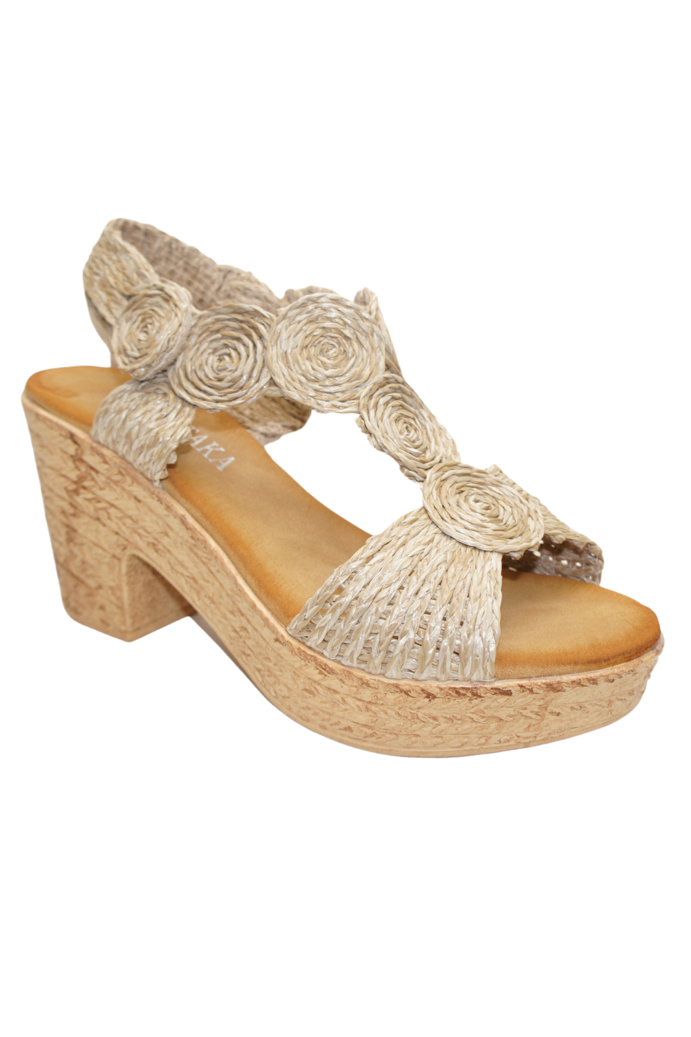 Espadrille block outlet heels