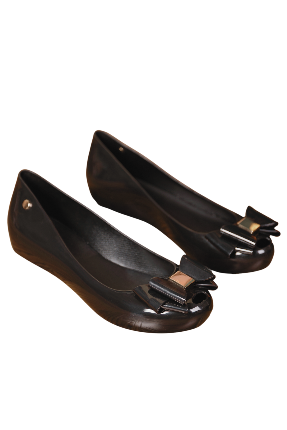 Black flat slip on shoes sales