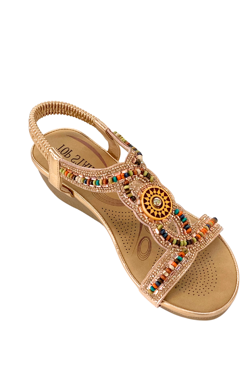 Stretch sandals elastic online