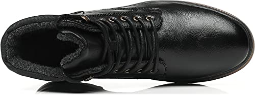 Men's Winter Boots Fur Lining Interior Style A2261 Black