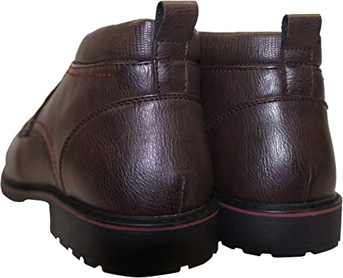 Men's Boots Classic Smart Lace Up Ankle Boots Brown Style A1874