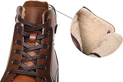 Men's Boots Zip Casual Outdoor (Fur Interior) Style A2182 TAN