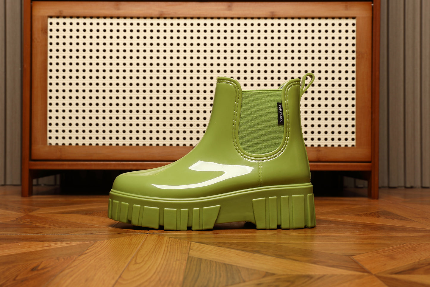 IVACHY Women's Wellies Boots - Fashion Ankle boots for ladies- Chelsea Booties - Waterproof Rain Boots Wellingtons Boota BG-592 / BG-595