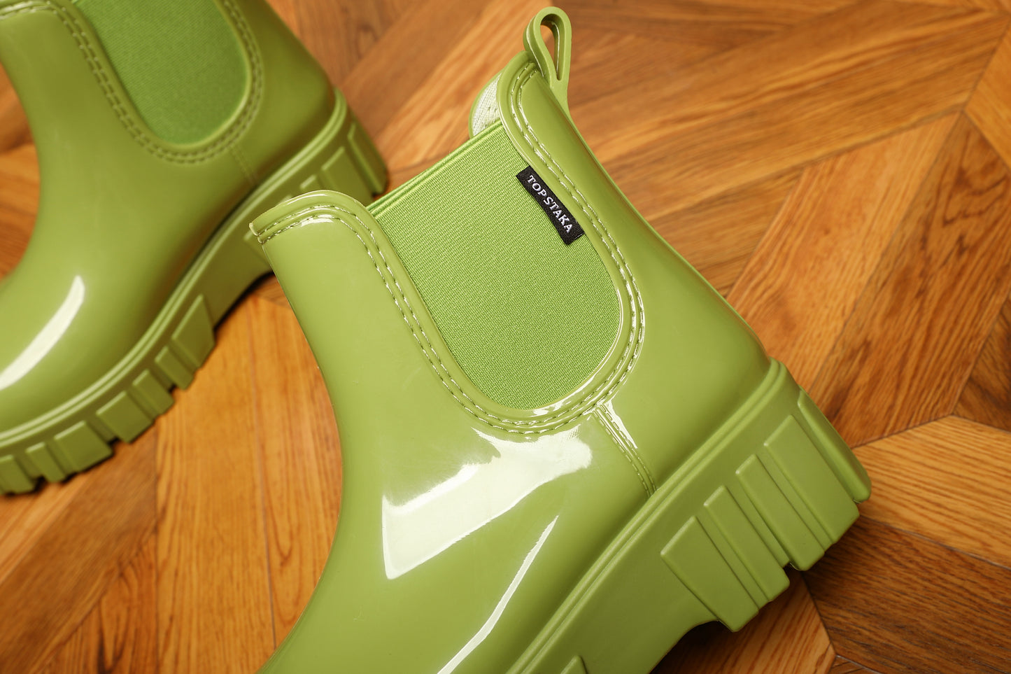 IVACHY Women's Wellies Boots - Fashion Ankle boots for ladies- Chelsea Booties - Waterproof Rain Boots Wellingtons Boota BG-592 / BG-595