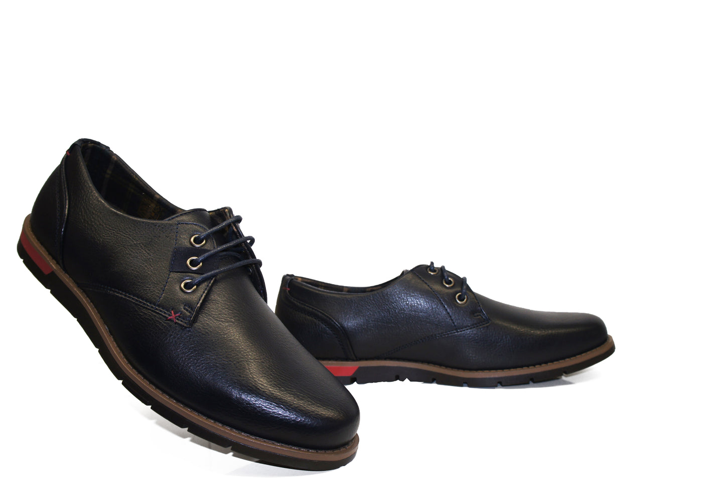 Men's Formal Lace Up Brogues Smart Dress Leather Oxford Business Casual Shoes A1882 NAVY