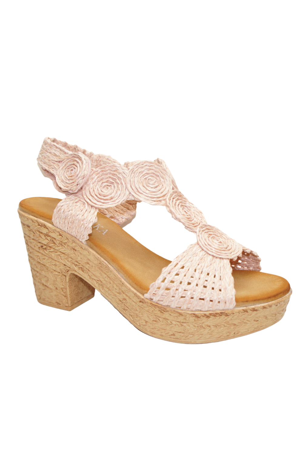Enchant Floral Embroidered Block Heel Sandals - AirRobe