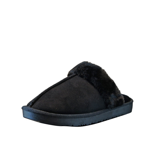 Womens Cozy Slippers Winter A9032 BLACK