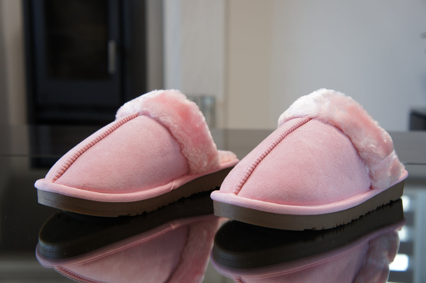 Womens Cozy Slippers Winter A9032 PINK