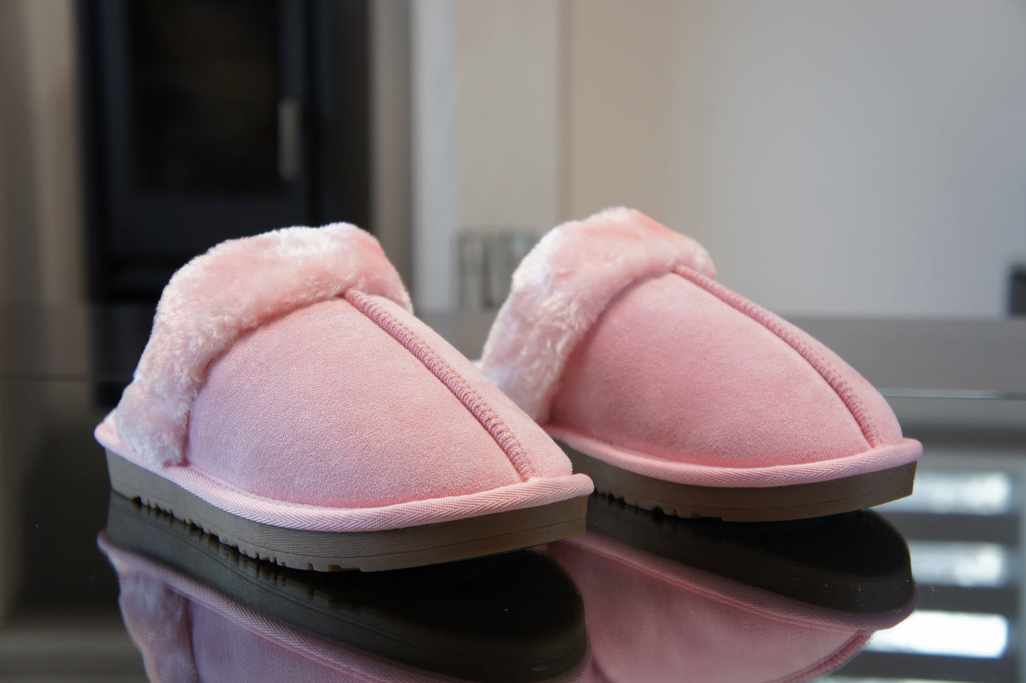 Womens Cozy Slippers Winter A9032 PINK