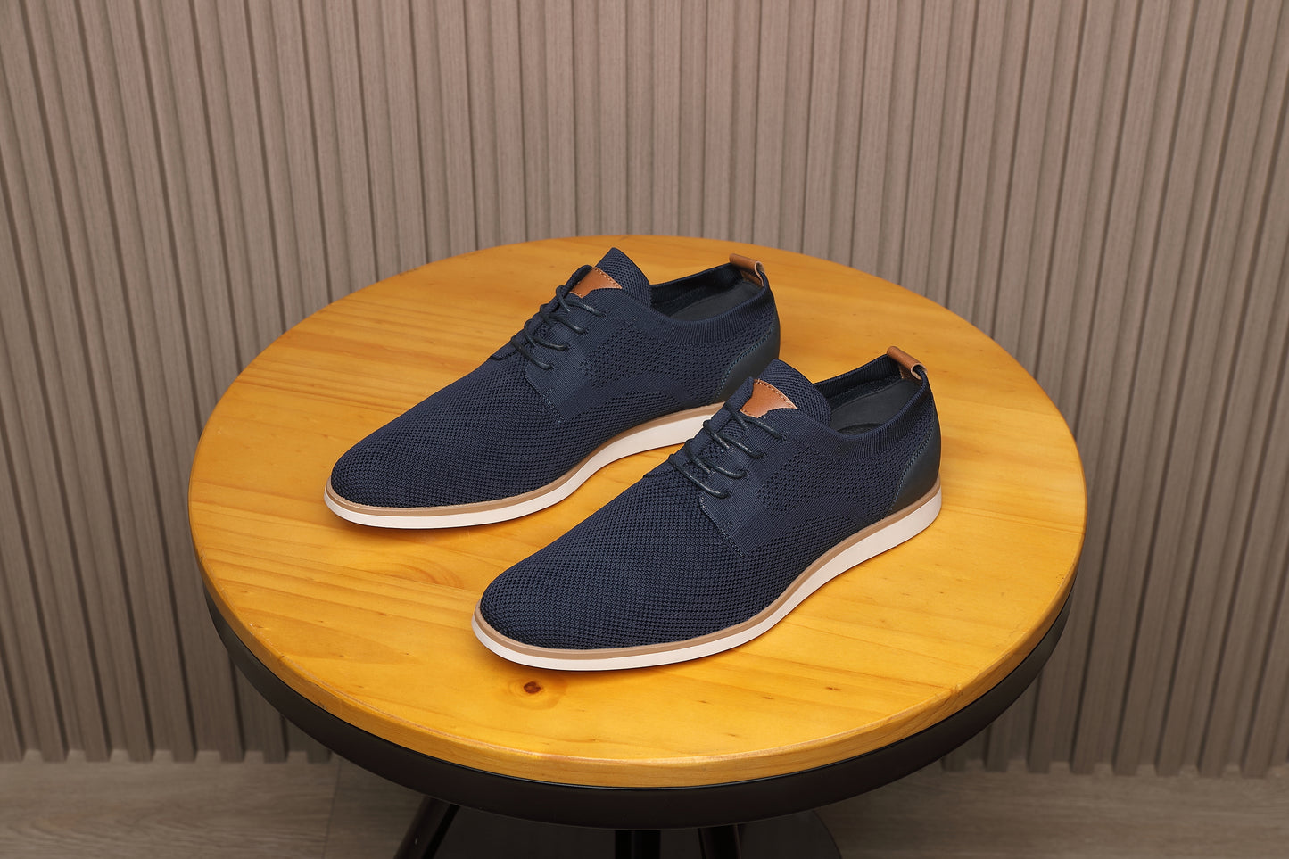 Men's Casual Knit Mesh Shoes, Smart Business Work Office Blue A2265