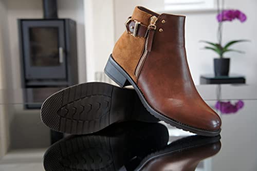 Tan low ankle outlet boots