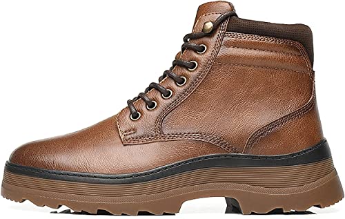 Men's Winter Boots Fur Lining Interior Style A2261 Tan