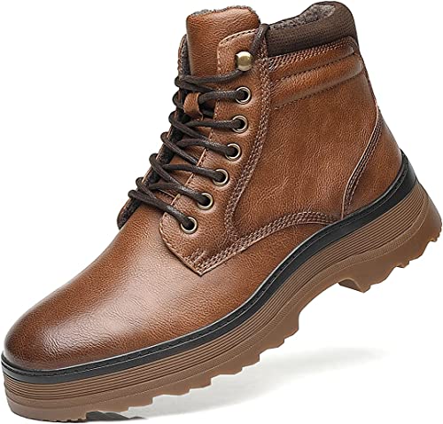Men's Winter Boots Fur Lining Interior Style A2261 Tan