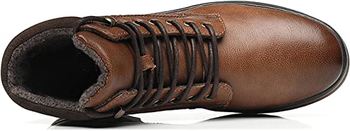 Men's Winter Boots Fur Lining Interior Style A2261 Tan