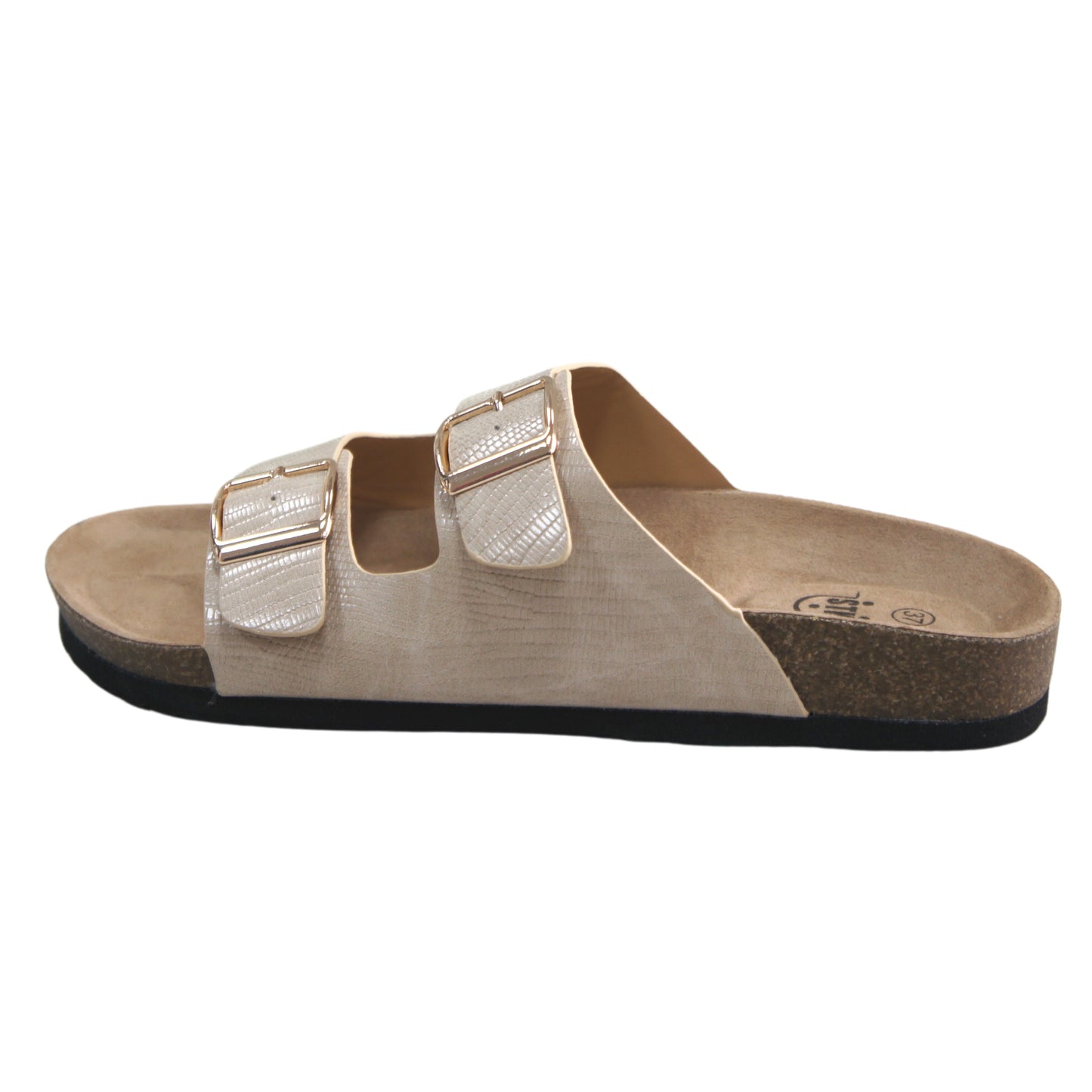 Women Summer Slip On Slide Sandals Beige BG2311