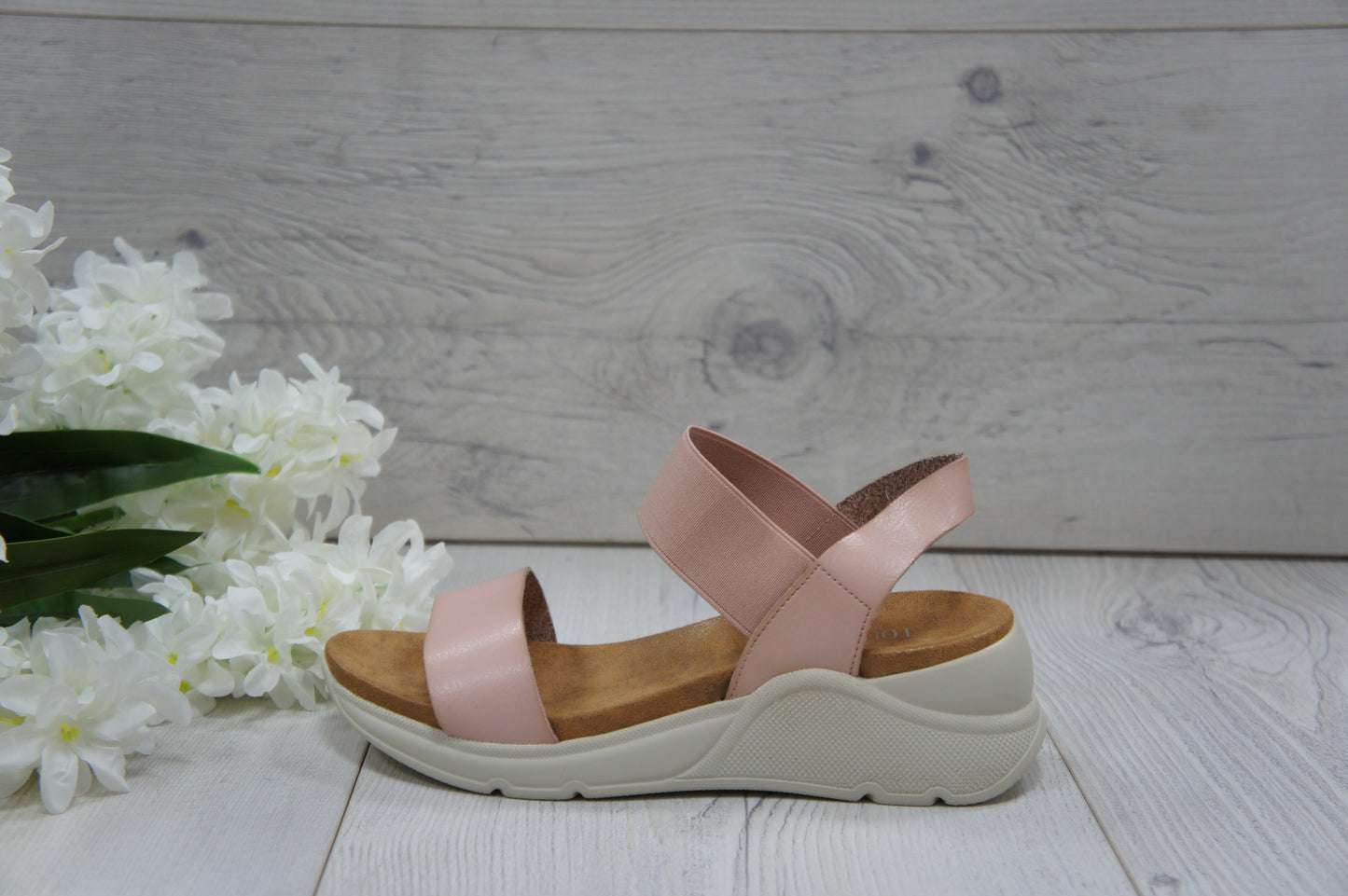 Womens Summer Elastic Strap sandals A68017 Pink