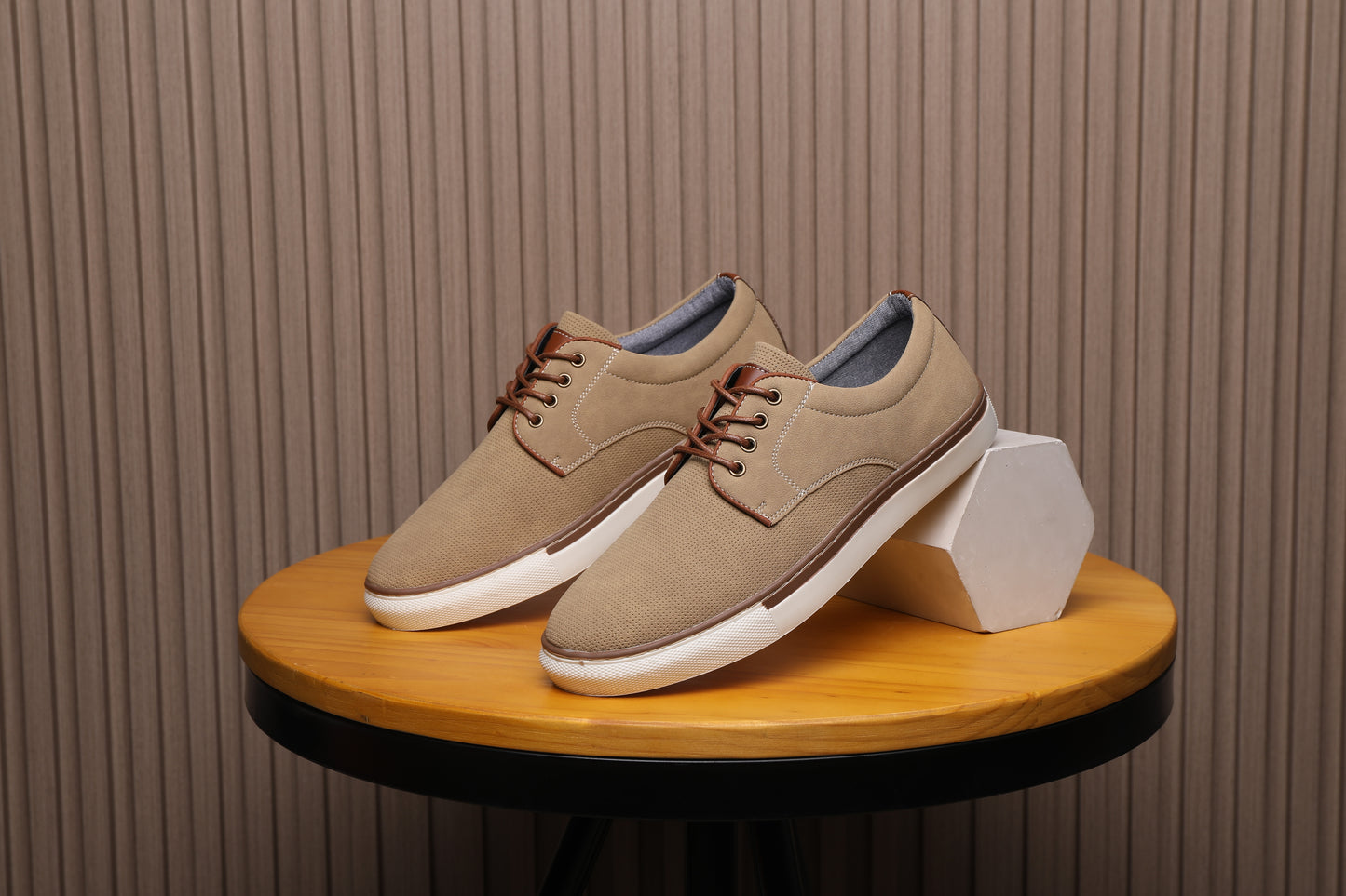 Men's Casual Shoes Smart Business Work Office Beige A2266