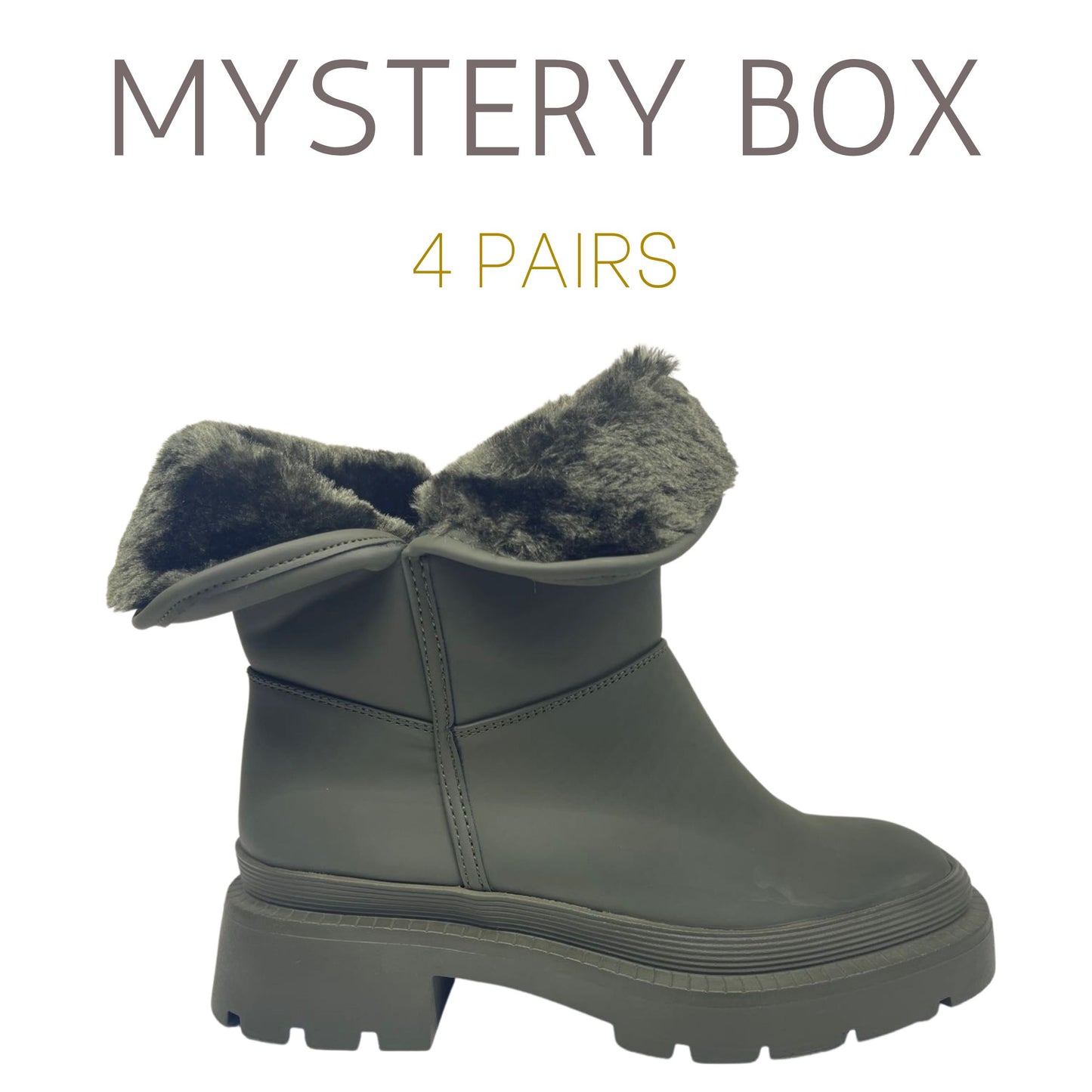 Women Mystery BOX: Assorted 4 pairs of shoes